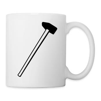 Hammer - Slege Hammer - Tasse - Weiß - Rechts