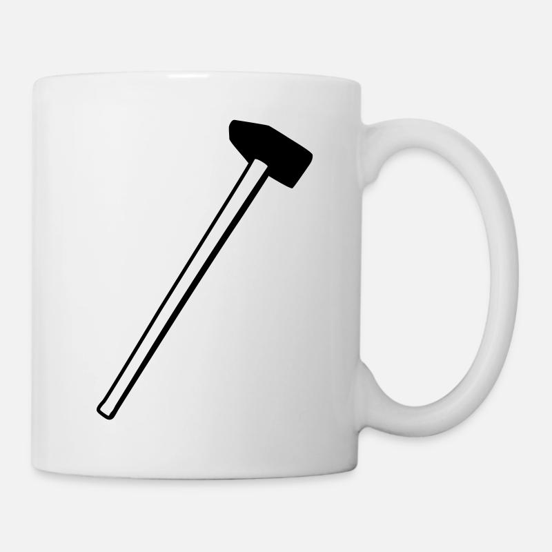 Hammer - Slege Hammer - Tasse - Weiß