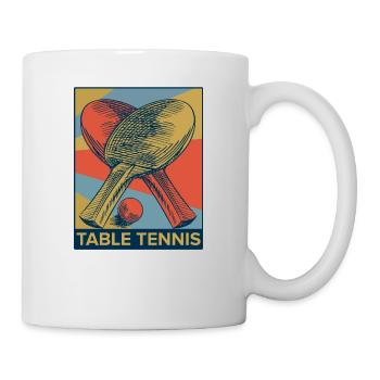 table tennis - Mug - white - Right