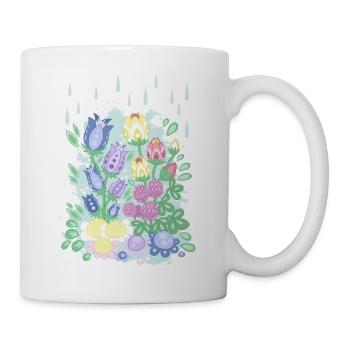 Ängsblommor - Cartoon Flora Nr. 2 - Tasse - Weiß - Rechts