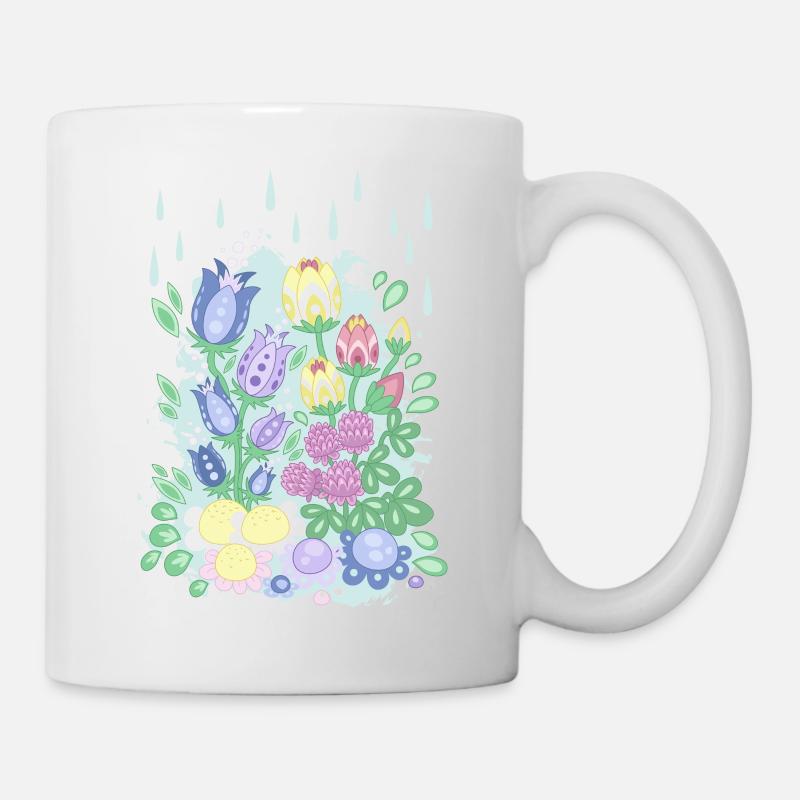 Ängsblommor - Cartoon Flora Nr. 2 - Tasse - Weiß