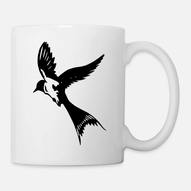 Hirondelle - Mug blanc - blanc