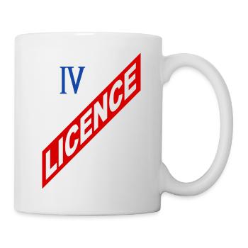 Lizenz 4 - Tasse - Weiß - Rechts