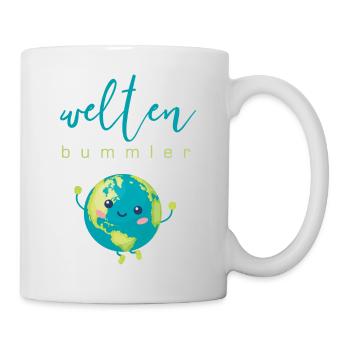 globe-trotter - Mug blanc - blanc - Droite