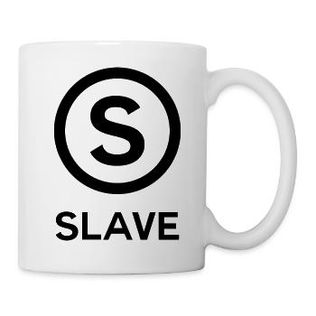 Slave-Grafik - Tasse - Weiß - Rechts