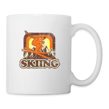 Ski - Mug blanc - blanc - Droite