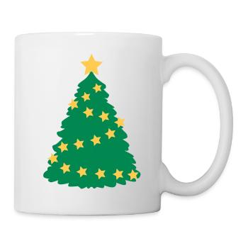 Sapin de Noël - Mug blanc - blanc - Droite