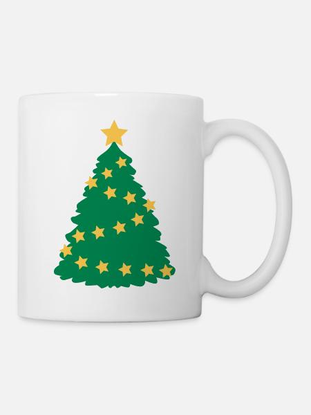 Sapin de Noël - Mug blanc - blanc