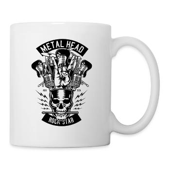 Heavy Metal Rock and Roll Rock Hard Rock Music - Mug - white - Right