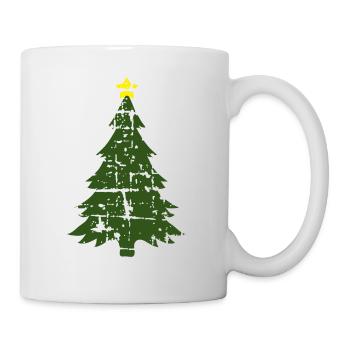 Arbre de Noël - Mug blanc - blanc - Droite