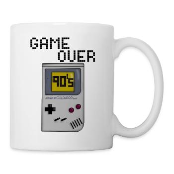 Game Over 90er - Tasse - Weiß - Rechts