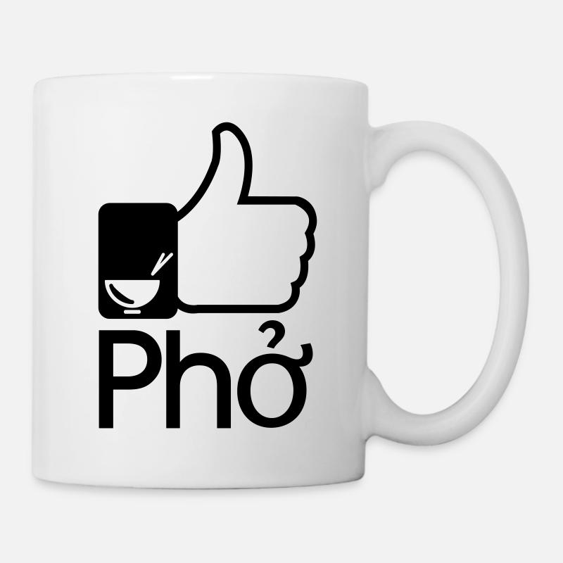wie pho - Tasse - Weiß