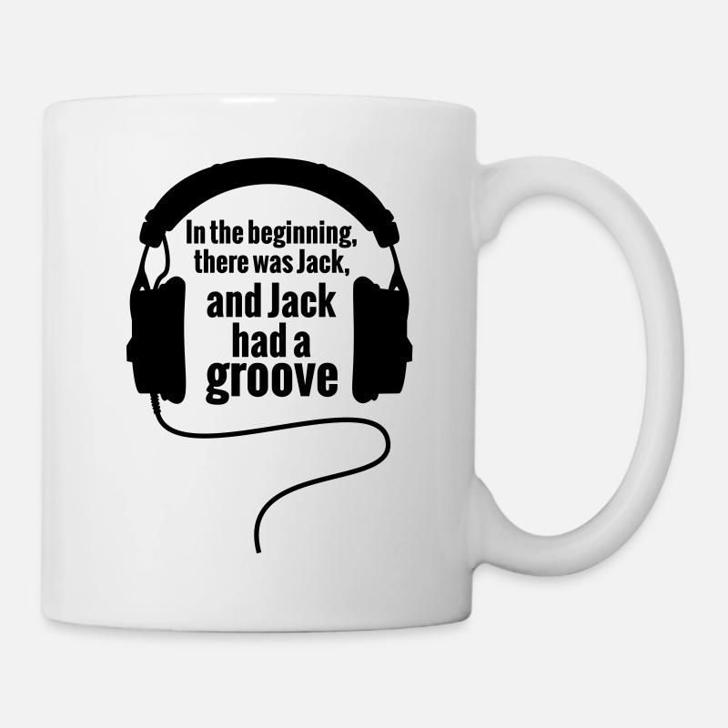 In The Groove begnning Jack Techno Headphones - Mug - white