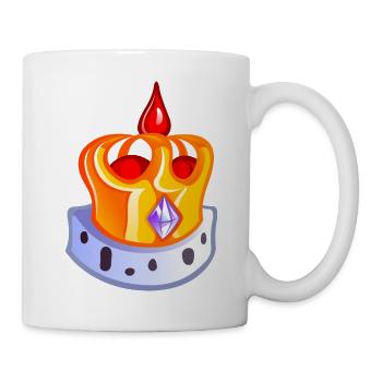 couronne de roi.png - Mug blanc - blanc - Droite