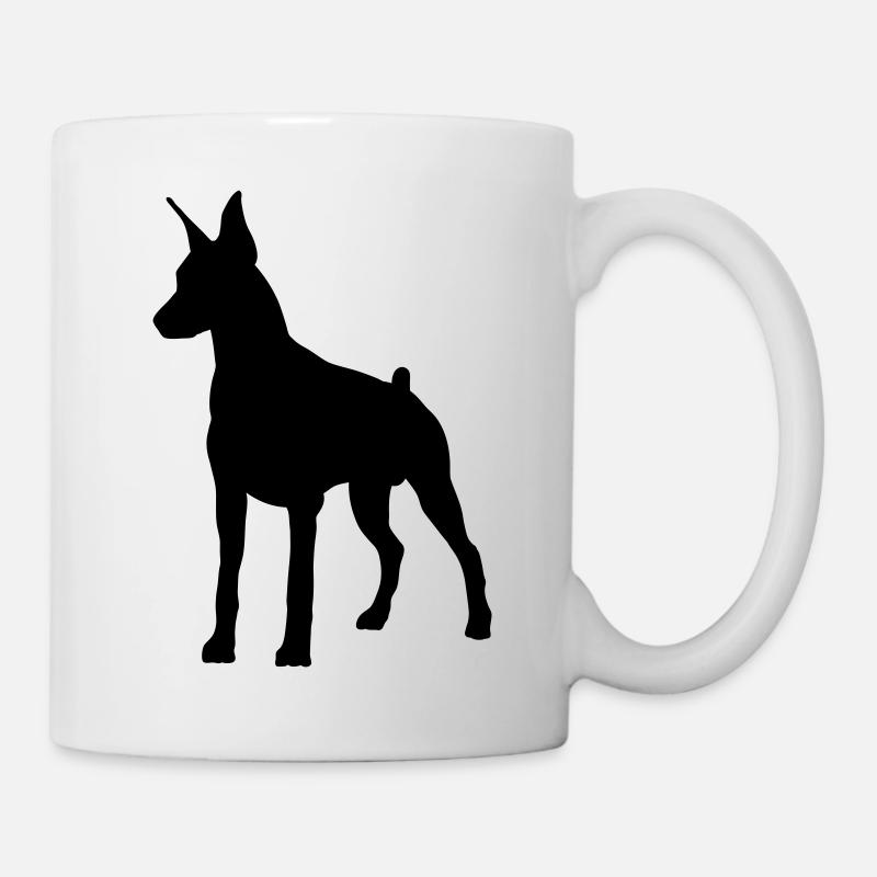 Doberman Pincher - Mug - white