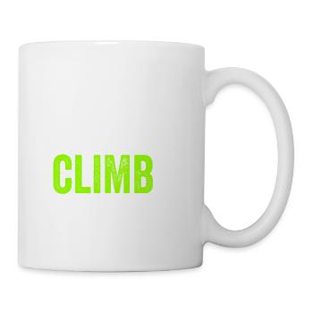 Cadeau drôle pour les grimpeurs, escalade de bloc - Mug blanc - blanc - Droite