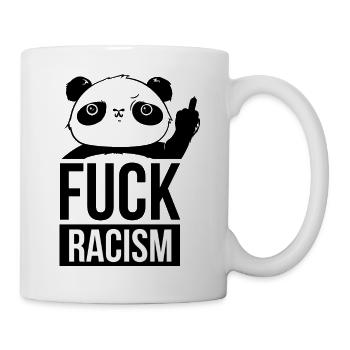 Fuck Racism Panda - Mug - white - Right
