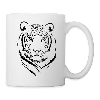 White Tiger #1 - Mug - white - Right