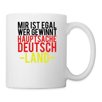 Deutschland Fussball Fußball - Tasse - Weiß - Rechts