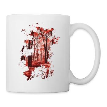 Forêt - Mug blanc - blanc - Droite