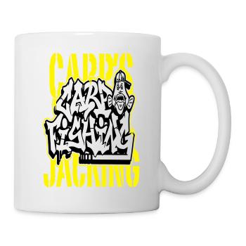 Carp's graff "CARP'S JACKING" - Mug blanc - blanc - Droite