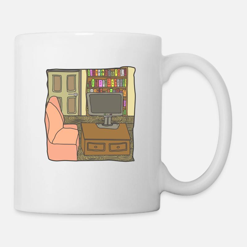 salon confortable - Mug blanc - blanc