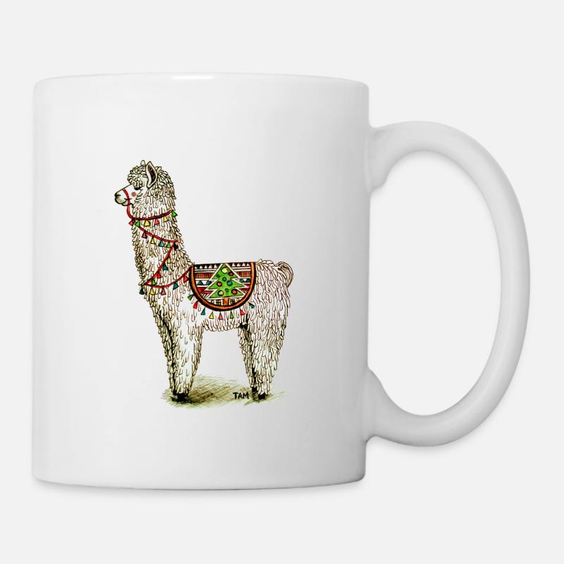 Cool Alpaca Lama - Mug - white