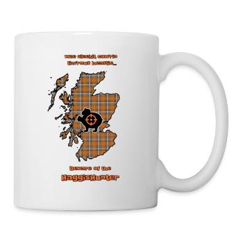 Beware of the Haggis Hunter - Mug - white - Right