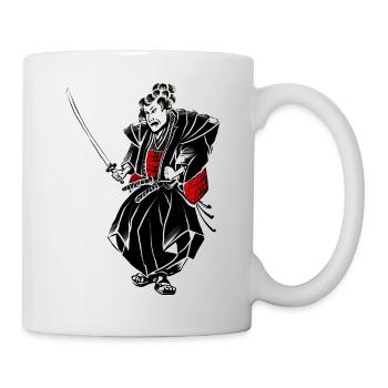 samouraï - Mug blanc - blanc - Droite