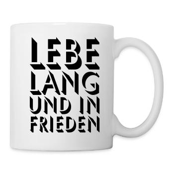 LEBE LANG - Tasse - Weiß - Rechts