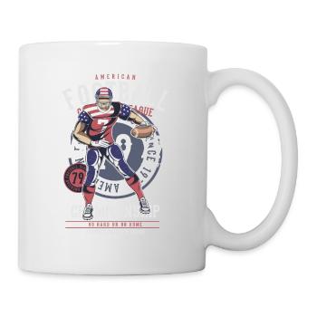 Joueur de football américain - Mug blanc - blanc - Droite