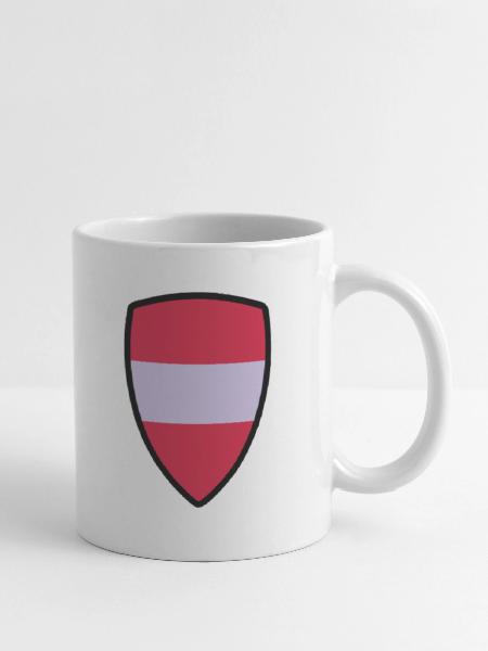 österreich fahne - Tasse - Weiß - Rechts