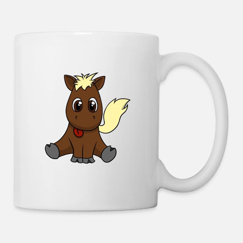 Kleines Pony - Tasse - Weiß