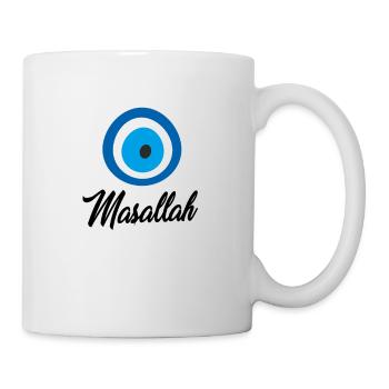 Türkisch Masallah - Tasse - Weiß - Rechts
