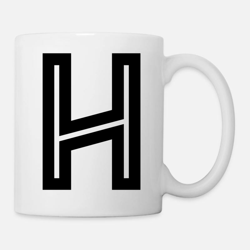 H - Tasse - Weiß