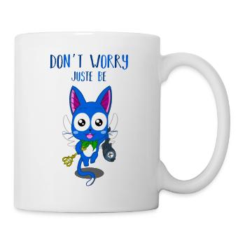 don't worry be happy - Mug blanc - blanc - Droite