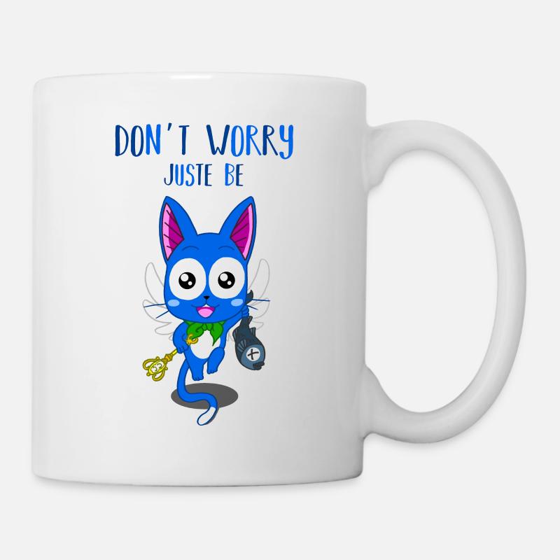 don't worry be happy - Mug blanc - blanc