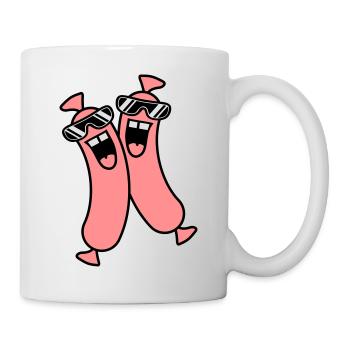 Cool Sausages - Mug blanc - blanc - Droite