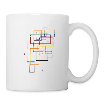 Block landscape - Mug - white - Right