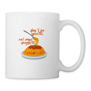 Upsetti Spaghetti - Mug blanc - blanc - Droite