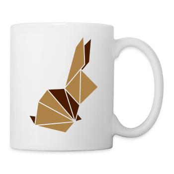 Origami: Häschen - Mug - white - Right