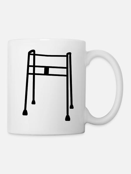 Spaziergänger Rehabilitation_d1 - Tasse - Weiß