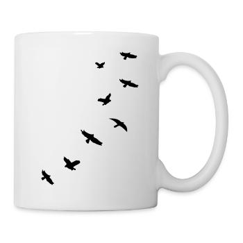 flying_birds_mapies - Mug blanc - blanc - Droite