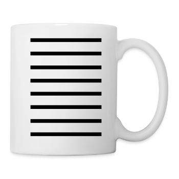 Linien - Tasse - Weiß - Rechts