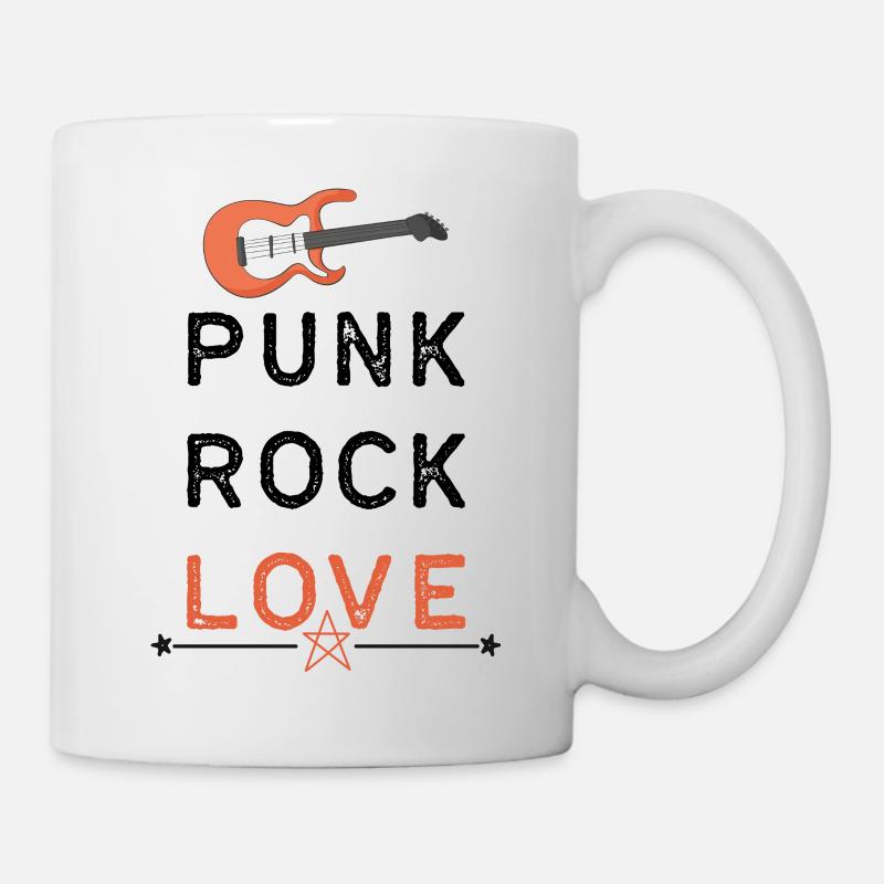 rock - Tasse - Weiß