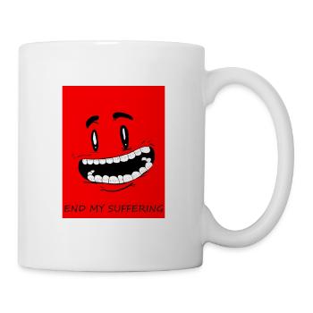 mauvais sourire - Mug blanc - blanc - Droite