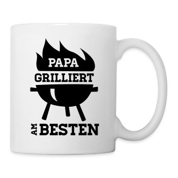 Papa grilled Best - Mug - white - Right