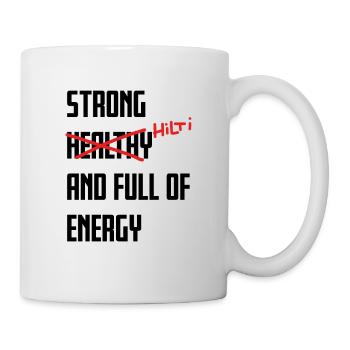 Strong Healthy Hilti Energy - Tasse - Weiß - Rechts