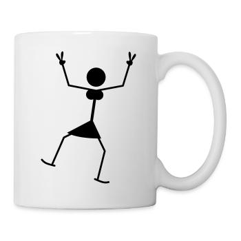 Cool Party Woman - Mug blanc - blanc - Droite