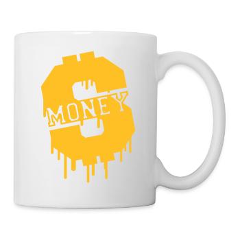 Money Graffiti - Tasse - Weiß - Rechts